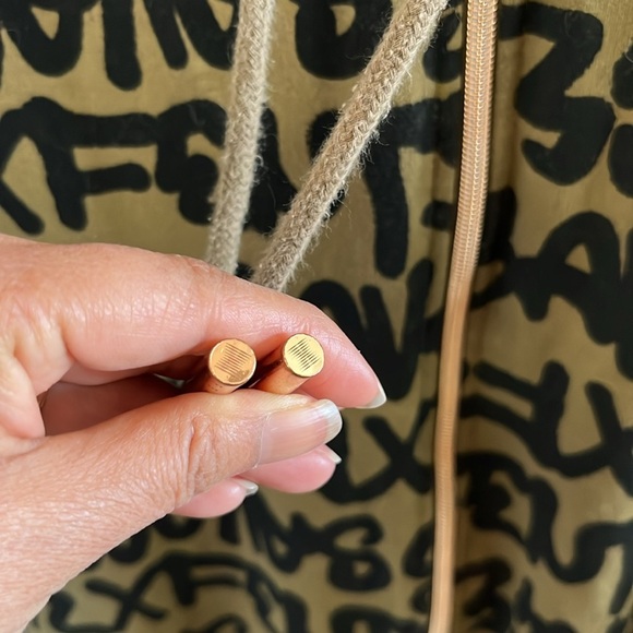 Savage X Fenty Olive Green Hooded Onesie Pajamas XS Cozy Fleece by Rihanna - Picture 12 of 15